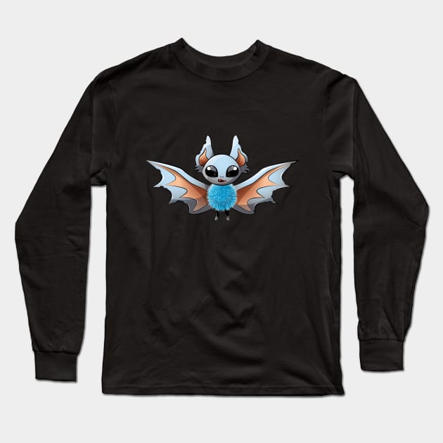 The bat is a vampire Long Sleeve T-Shirt by NataGruppi